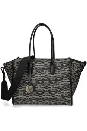 Emporio Armani Borsa tote con logo jacquard