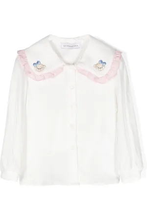 MONNALISA Top con ricamo Teddy Bear