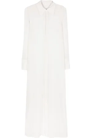 Ami Chiffon silk maxi dress