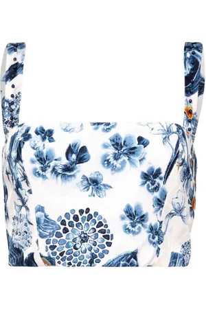 Agua by Agua Bendita Top Cacao Petalo crop