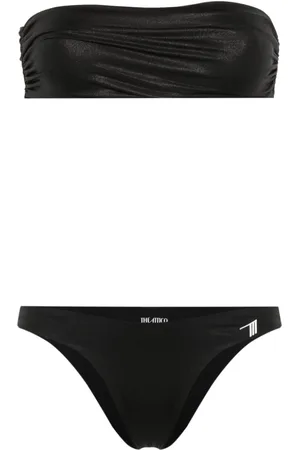 The Attico Bikini con logo gommato