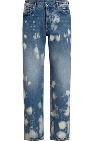 Karl Lagerfeld Jeans dritti con effetto schiarito