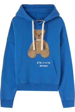 Palm Angels Felpa Bear In Mind con cappuccio