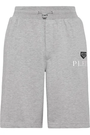 Philipp Plein Shorts con placca logo