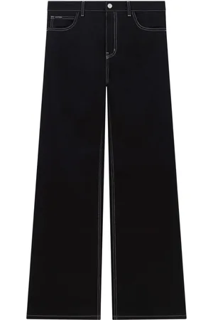 Courrèges Jeans a gamba ampia