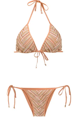 AMIR SLAMA Bikini con stampa grafica