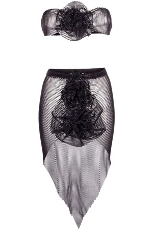SANTA BRANDS Completo con gonna e strass