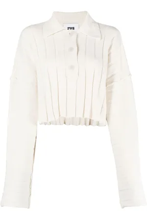 RUS Polo crop a maniche lunghe