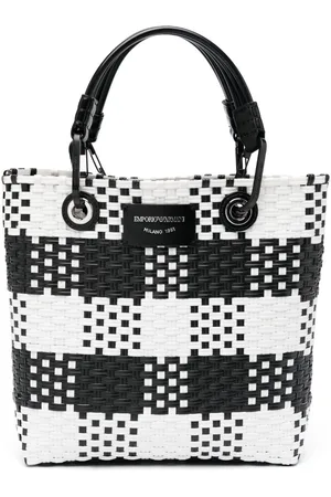 Emporio Armani Borsa tote MyEA a quadri
