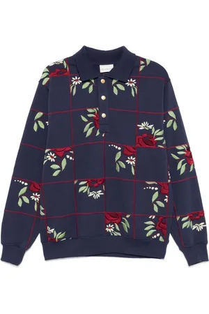 Drôle de Monsieur Top La Polo Patchwork Fleurs