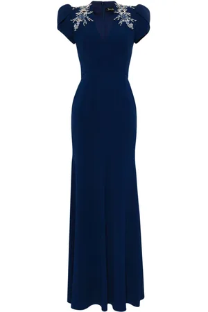 Jenny Packham Abito da sera Aries con cristalli