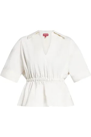Staud Blusa Bristol con balza
