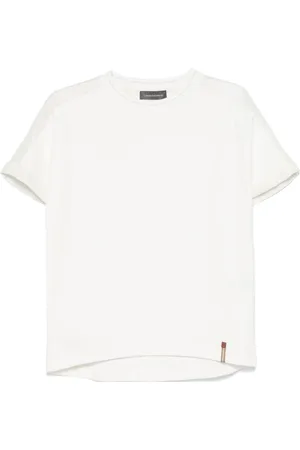 LORENA ANTONIAZZI T-shirt con design a inserti