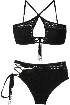 AMIR SLAMA Bikini traforato con dettaglio cut-out