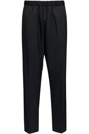 Maison Margiela Pantaloni crop con coulisse
