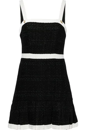 ALICE+OLIVIA Abito Clarine con scollo quadrato