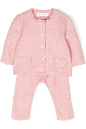 Tartine Et Chocolat Cardigan e leggings con pizzo