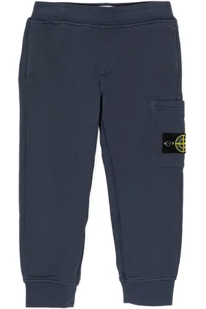 Stone Island Pantaloni con applicazione laterale