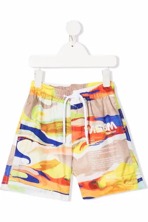Msgm Costume da bagno con stampa astratta