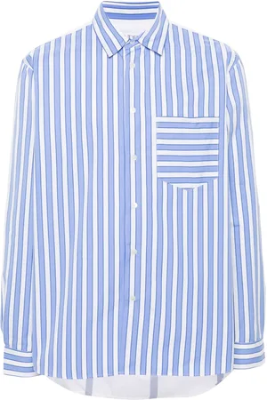 J.W.Anderson Camicia a righe con design a inserti
