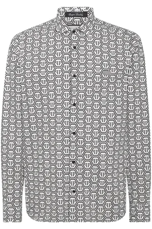 Philipp Plein Camicia con stampa monogramma