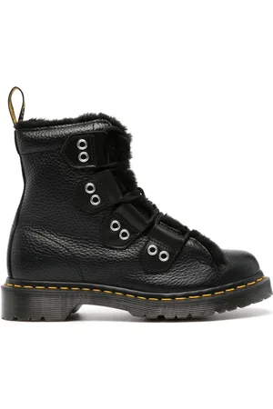 Dr. Martens Stivali con bordo in finta pelliccia