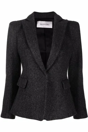 VALENTINO GARAVANI Blazer monopetto con motivo chevron