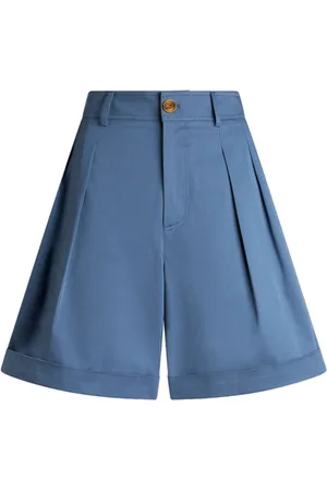 Etro Shorts con pieghe