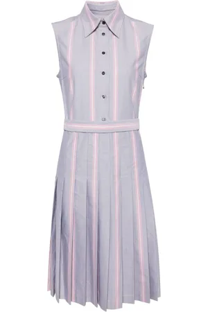 Thom Browne Abito a righe con cintura