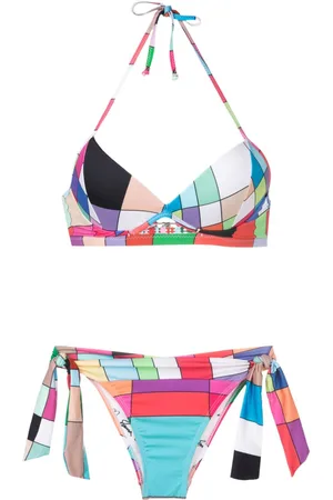 AMIR SLAMA Set bikini con stampa