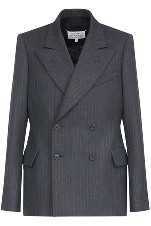 Maison Margiela Blazer Barathea a righe