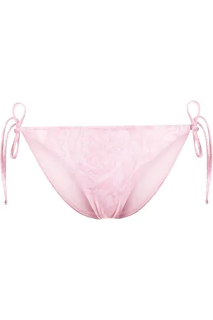VERSACE Slip bikini Barocco con stampa