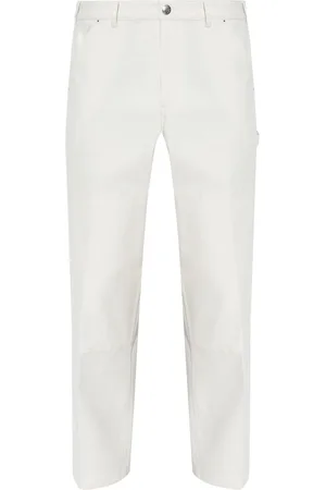 Moncler Pantaloni dritti con applicazione logo