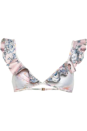 ZIMMERMANN Top bikini Halliday Spliced Frill