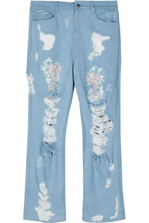 Collina Strada Jeans con effetto vissuto