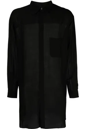 YOHJI YAMAMOTO Camicia lunga semi trasparente
