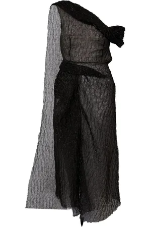 Erdem Abito midi asimmetrico drappeggiato