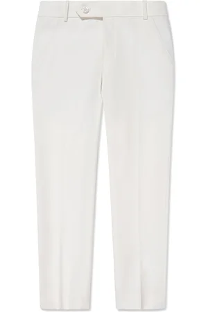 Maison Ava Pantaloni con ricamo