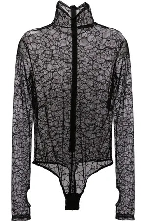Kiki de Montparnasse Top Crystalline a collo alto