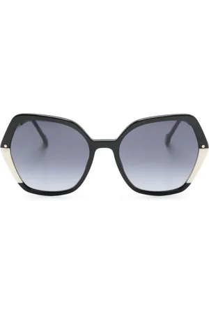 Carolina Herrera Occhiali da sole oversize bicolore