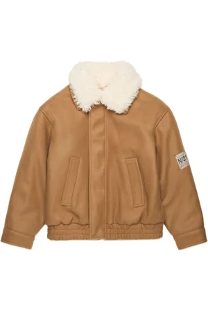 Nº21 Bomber con collo in shearling