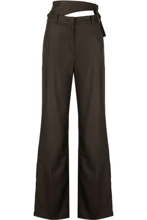 SYSTEM Pantaloni sartoriali con detagli cut-out