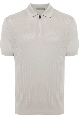 corneliani Polo con ricamo logo