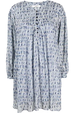 Marant Etoile Abito midi con stampa
