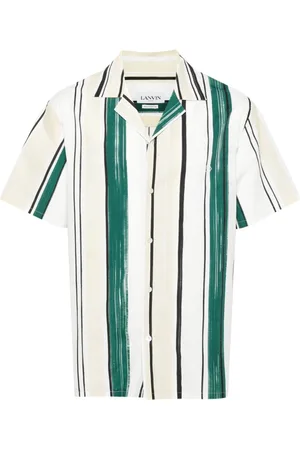 Lanvin Camicia a righe con ricamo
