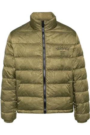 VERSACE Piumino con stampa Barocco