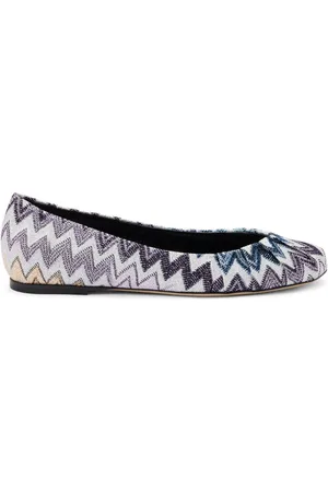 Missoni Ballerine con motivo a zigzag