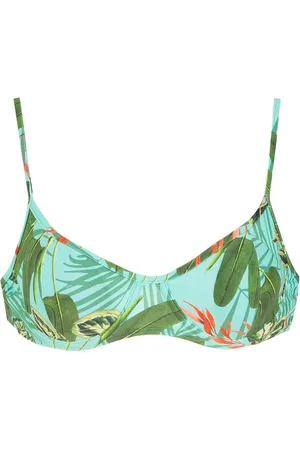 Lygia & Nanny Top bikini Fiji con stampa tropicale