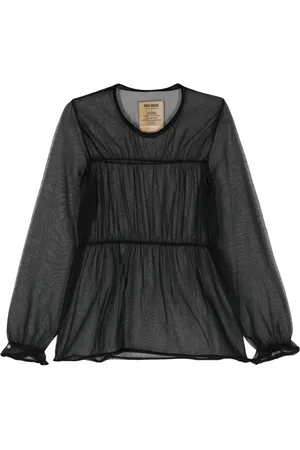 UMA WANG Blusa semi trasparente