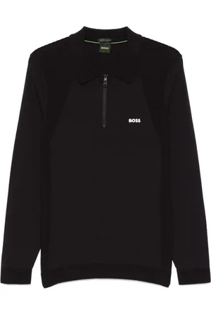 HUGO BOSS Polo con logo gommato